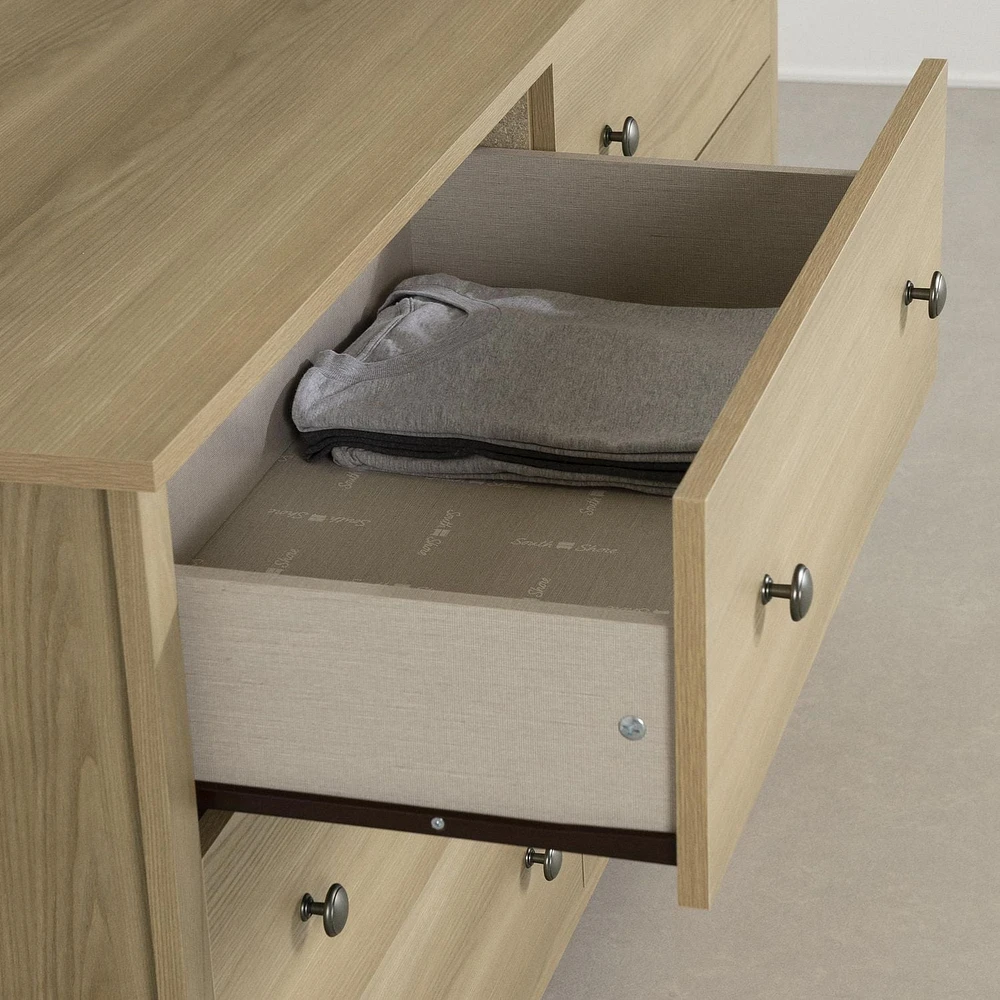 Bureau 6 tiroirs de la collection Vito South Shore