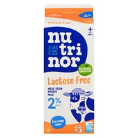 2L lactose free milk 2% Nutrinor, Made with Nordic milk