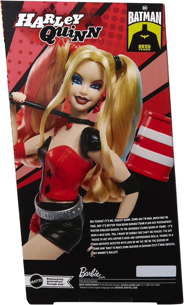 Barbie Signature Poupée Harley Quinn, de collection, maillet