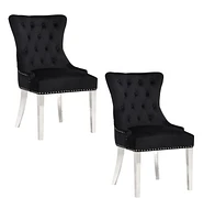 Plata Import Chaise Chairus en Noir - Set 2