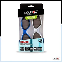 Lunettes de natation Helios Dolfino Pro pour adulte, paquet de 2 Lot de 2 lunettes de natation