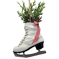 Temps de vacances - Ornement de patin de résine - Blanc