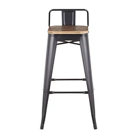 Oregon Industrial Barstool by LumiSource