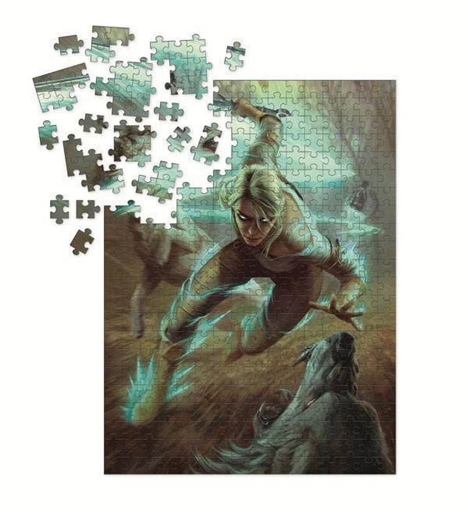 The Witcher 3 - Wild Hunt Puzzle: Ciri and the Wolves