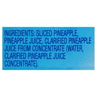 Tranches d'ananas dans du jus d'ananas de Dole 398 ml