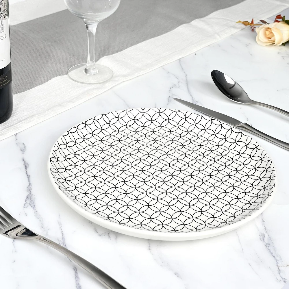 Paquet de 4 assiettes à dîner