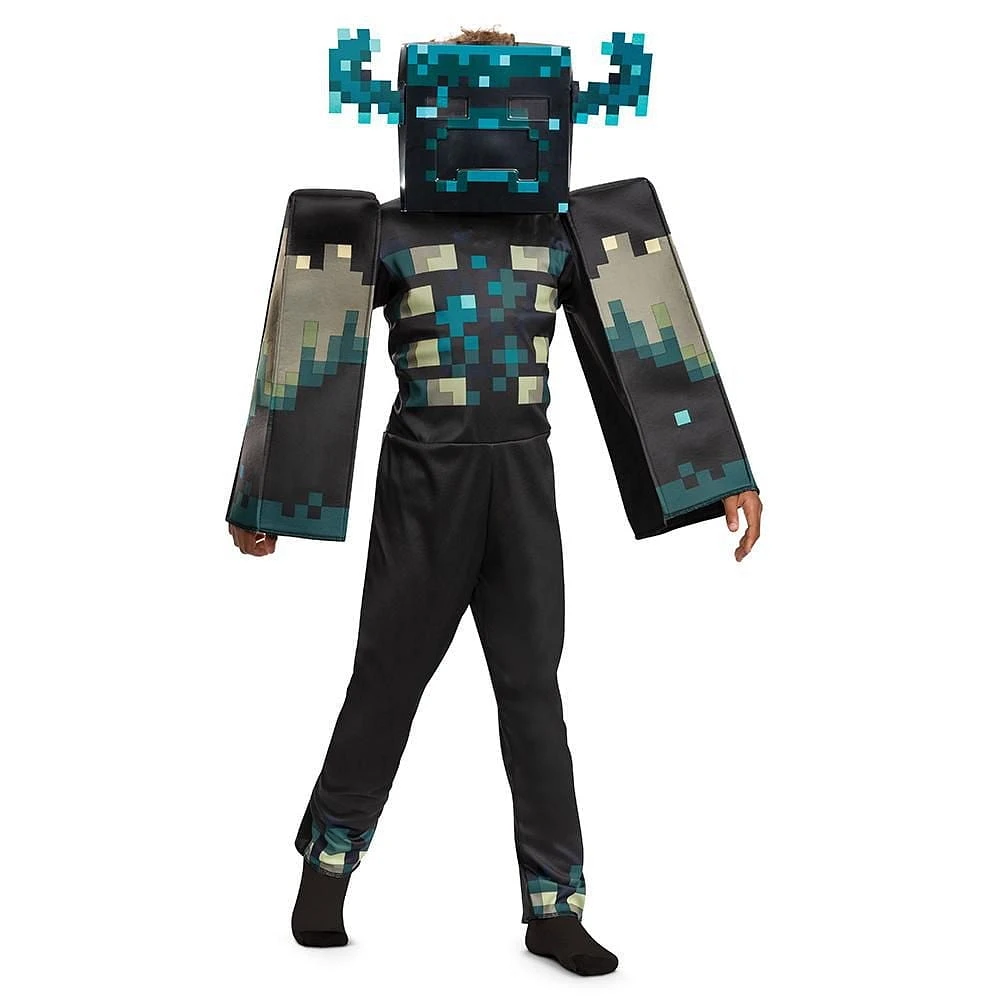 Child's Minecraft Warden Deluxe Costume