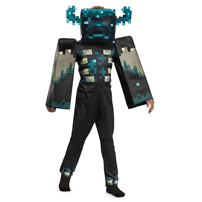 Child's Minecraft Warden Deluxe Costume