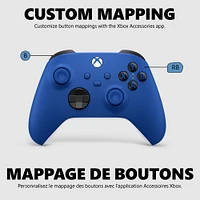Xbox Wireless Controller – Shock Blue for Xbox Series X|S, Xbox One, and Windows Devices