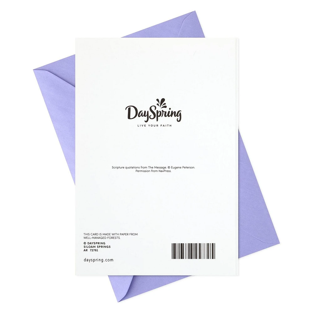 Carte religieuse de fête pour femme – Dayspring (« One-of-a-Kind Wonderful »)