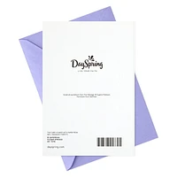 Carte religieuse de fête pour femme – Dayspring (« One-of-a-Kind Wonderful »)
