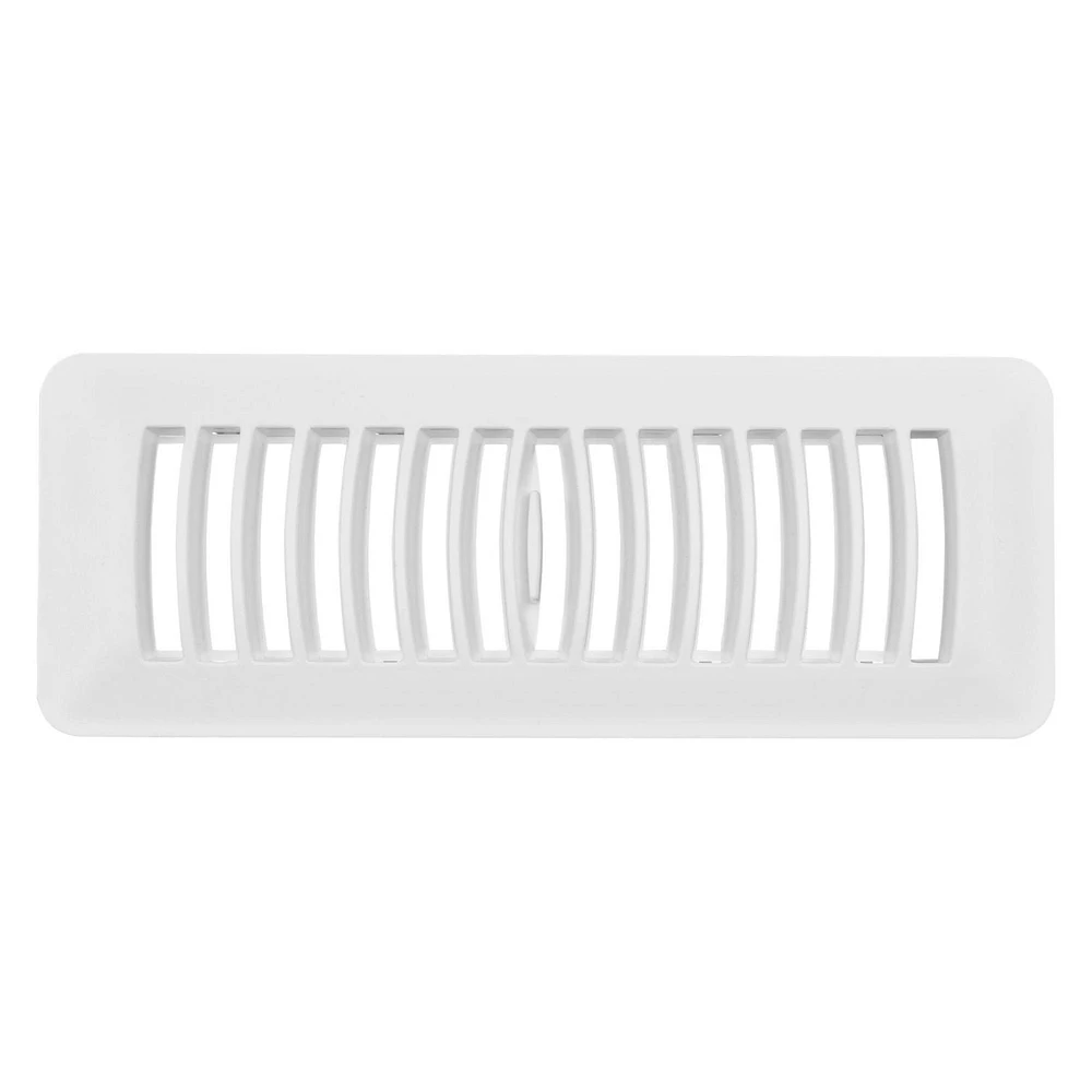 Imperial 3 po x 10 po Registre de plancher en plastique blanc 3x10po WHT Plas Flr Reg