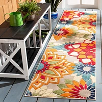 SAFAVIEH Cabana Quincy Tapis Floral Extérieur