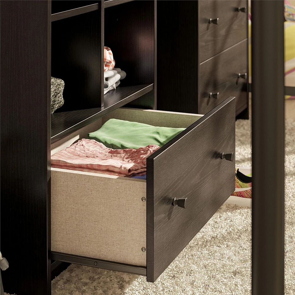 Ameriwood Home The Loft 1 Drawer Storage Tower, White
