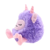 Façon de célébrer le monstre de 7 pouces Valentine Roly Poly pourpre