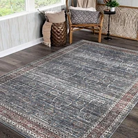 Rug Branch Collection Emir Tapis traditionnel oriental déperlant hydrofuge
