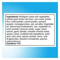 Quaker Crispy Minis Italian Herb & Olive Oil Multigrain Chips with Vegetables