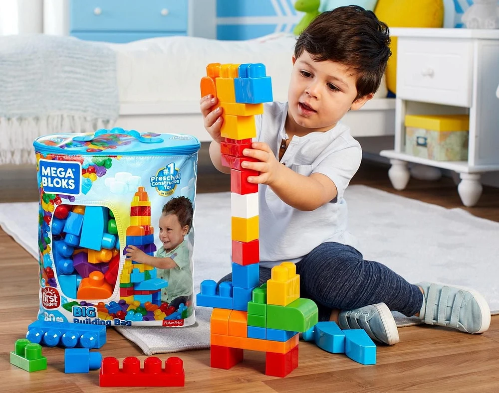 Mega Bloks First Builders Big Building Bag (80 Pieces