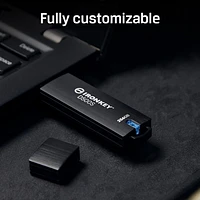 Kingston Ironkey D500S 8GB Encrypted Flash Drive | Dual Hidden Partition | FIPS 140-3 Level 3 | XTS-AES 256-bit | BadUSB and Brute Force Protection | Multi-Pin Option | IKD500S/8GB