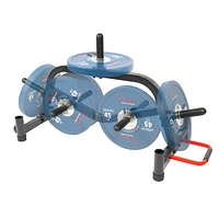 Sunny Health & Fitness Multi-Weight Plate and Barbell Rack Storage Stand SF-XF9938