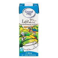 GRAND PRE UHT MILK 2%, GRAND PRE 2% Ultra Haute Température, ce lait reste frais jusqu’à 9 mois . Notre produit est fabriqué avec du lait Canadien pur a 100%. Vous pouvez conserver ce produit à la température de la pièce jusqu’à 9 mois