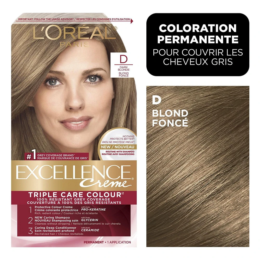 L'Oréal Paris Permanent Hair Colour Excellence Crème, 1 EA
