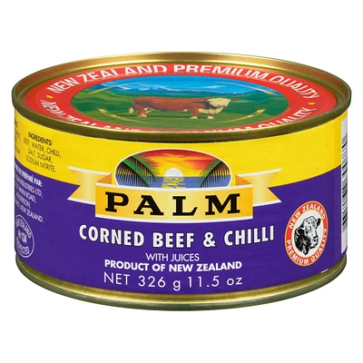 Palm Corned Beef & Chilli with Juices