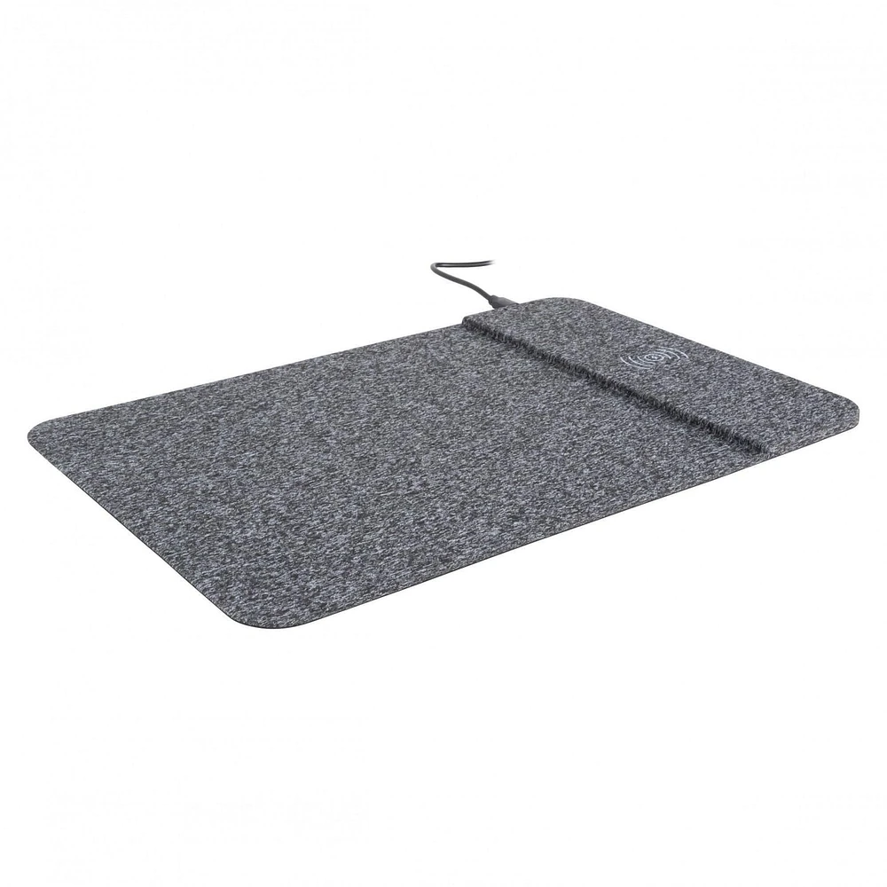 Tapis de souris sans fil Allsop PowerTrack Qi - Gris