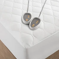 Home Essence Apartment Cotton Blend Heated Mattress Pad