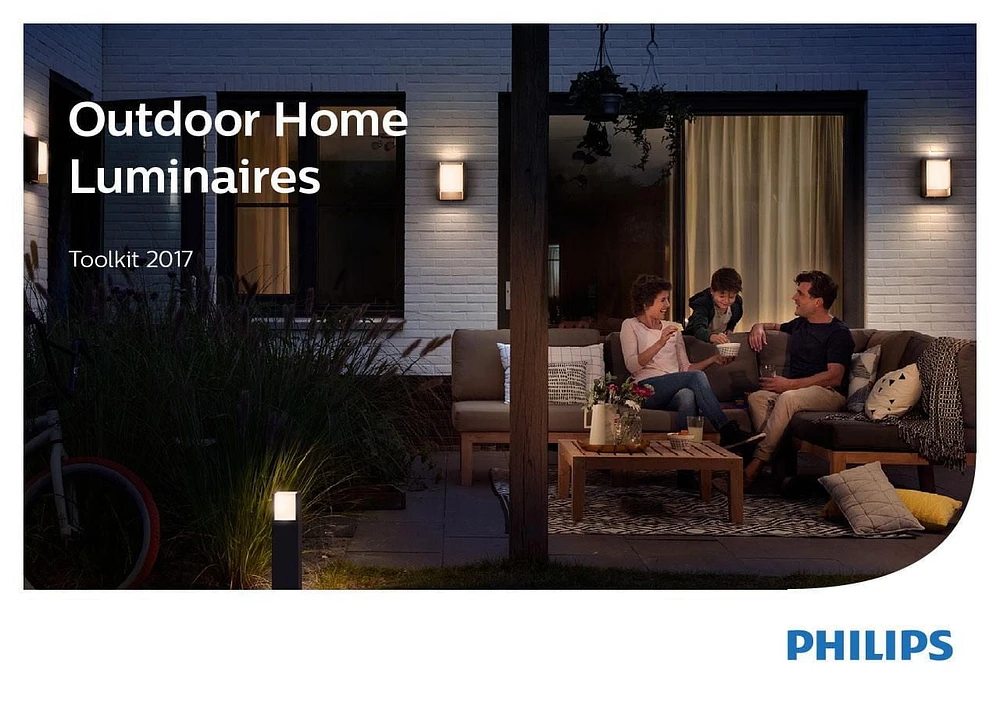 Philips 11" Intergrated LED 50W Outdoor Wall Light, Philips Outdoor LED 50W Wall
