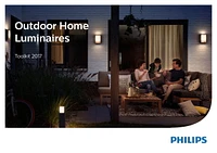 Philips 11" Intergrated LED 50W Outdoor Wall Light, Philips Outdoor LED 50W Wall