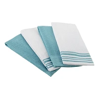 Mainstays Paquet de 4 torchons de cuisine tissés 16 x 26 po, rouge Sedona Paquet de 4