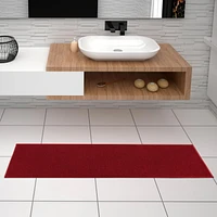 Ottomanson Oscar Collection Non-Slip Rubberback Solid 2x5 Indoor Runner Rug, 20" x 59"