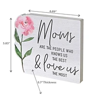 Décor De Bloc De Bois Mamans Nous Aime