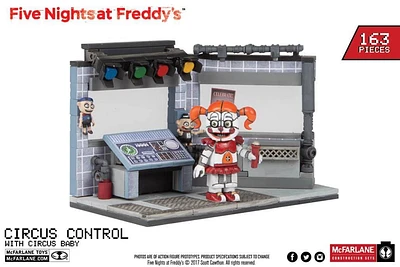 FIVE NIGHTS AT FREDDY'S MEDIUM CONSTRUCTION SET - CIRCUS CONTROL