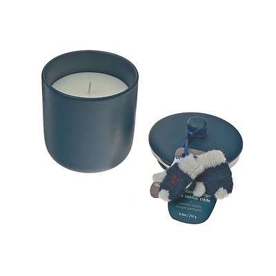 Bougie De 8,8 Oz Et Sucre Vanillé Chaud Glov Tricoté