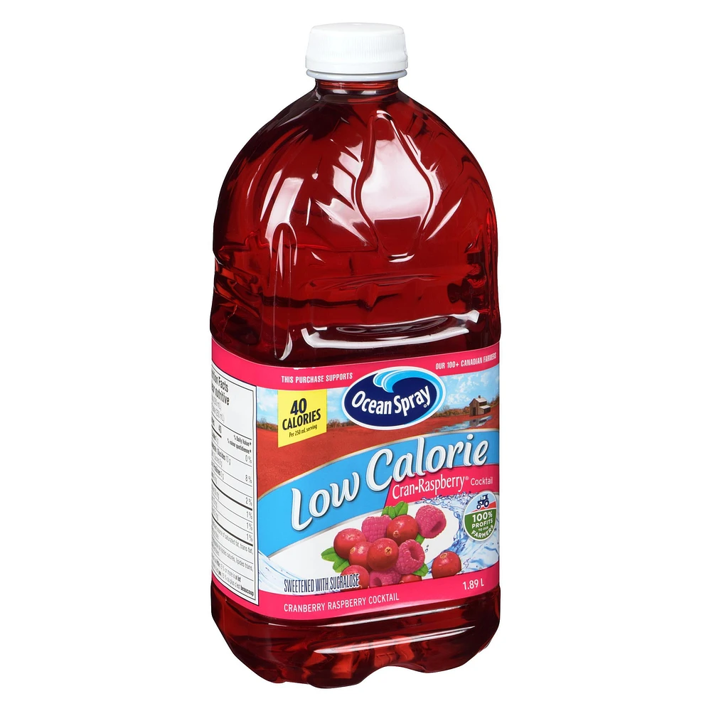 Ocean Spray Low Calorie Cran·Raspberry® Cocktail, 1.89 L