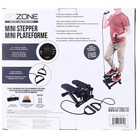 Mini escalier d’entraînement GoZone – Noir Avec tubes de résistance
