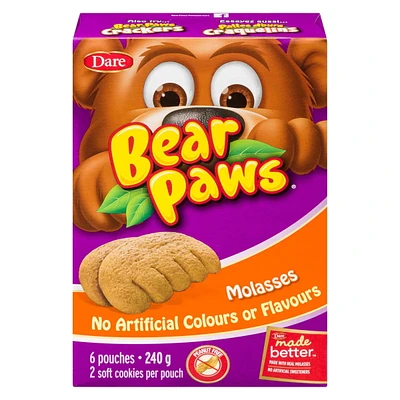 Bear Paws Molasses Cookies, Dare, 240 g