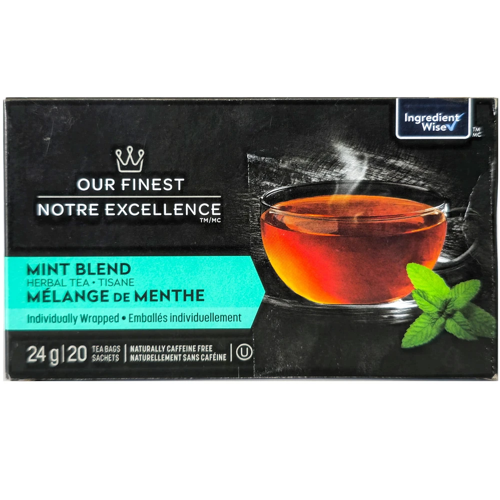 Our Finest Mint Blend Herbal Tea, 24 g, 20 tea bags