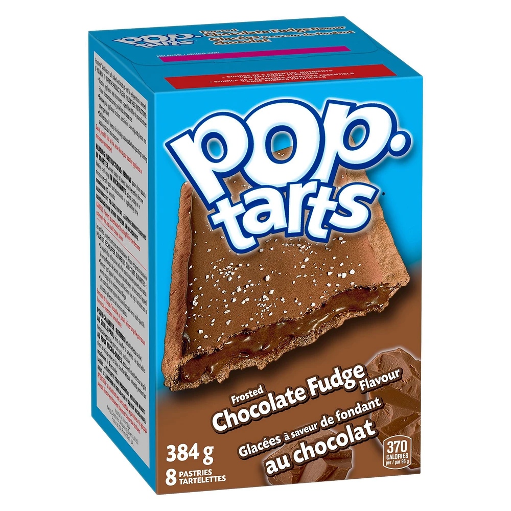 Tartelettes pour grille-pain Kellogg's pop-tarts Glacées et chocolatées, 384 g (8 tartelettes) Tartelettes de grille-pain