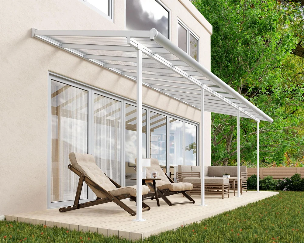 CANOPIA by PALRAM Sierra™ Patio Cover 7.5 ft. x 22.5 ft. - White