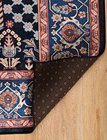Tapis d'appoint Emerald Myer ivoire & or de 3 pi 3 po x 5 pi