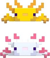 Minecraft Créer-Un-Bloc Or et Blanc Axolotls Figurines