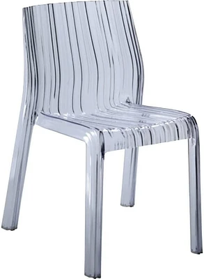 Nicer Furniture chaise vague transparent