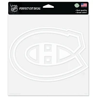 Montreal Canadiens Perfect Cut Decals 8" X 8"