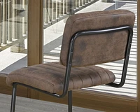 Tabouret de bar Dominic , Ensemble de 2, brun