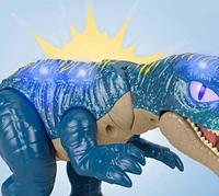 Imaginext Jurassic World Growl & Glow Baryonyx Dinosaur Toy with Lights Sounds & Chomping Action