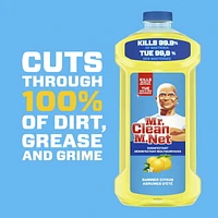 Mr. Clean Antibacterial Multi Surface Cleaner with Summer Citrus Scent, Disinfectant, All Purpose Cleaner, 1.21L