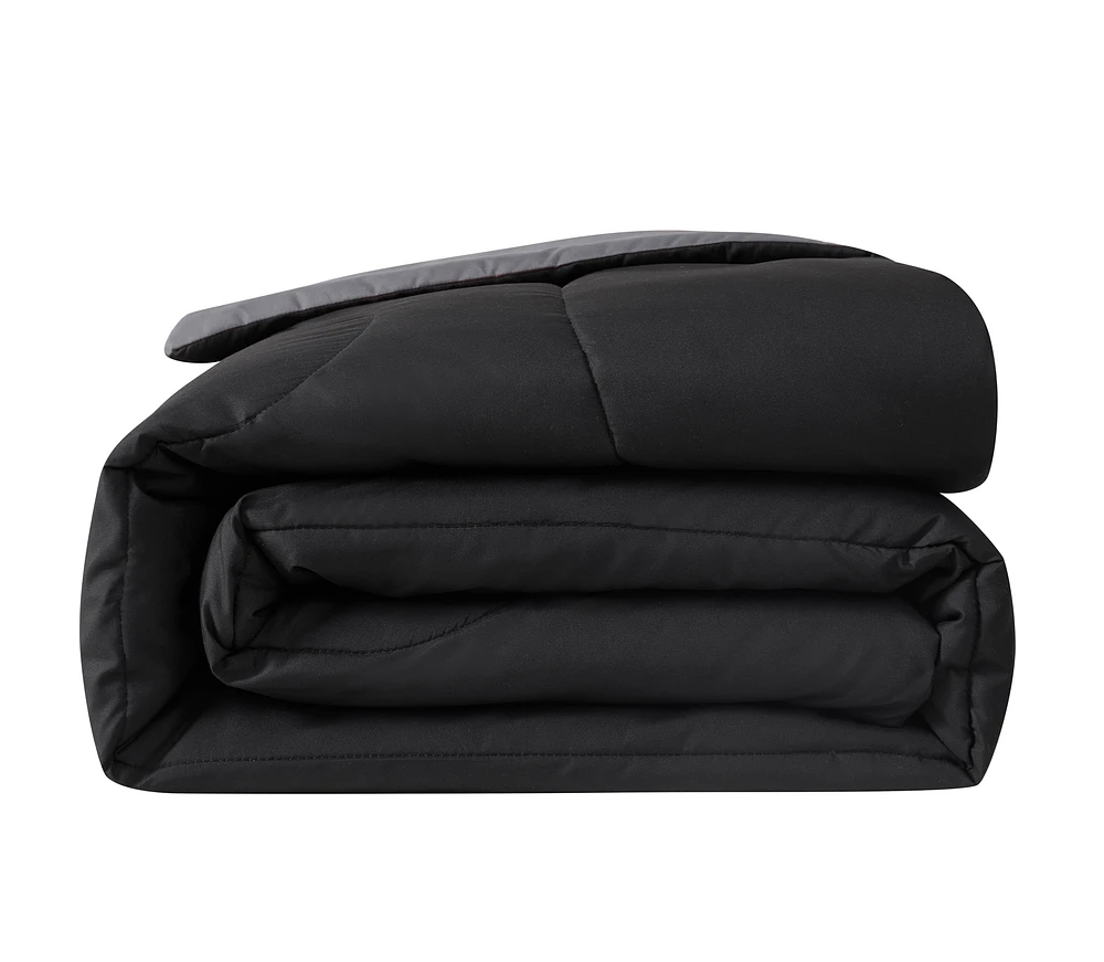 Mainstays Couette Noir Reversible Double/Grand MAINSTAYS PL EDREDON NOIR DBL/GRD